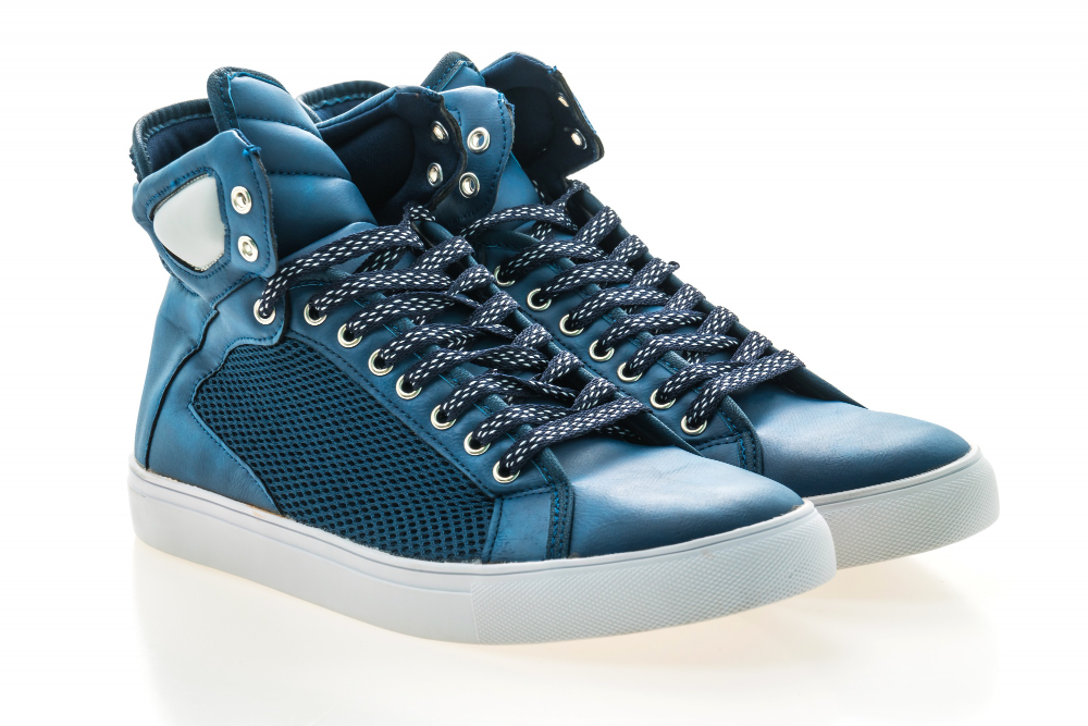 Boty letní - modrá - velikost 44